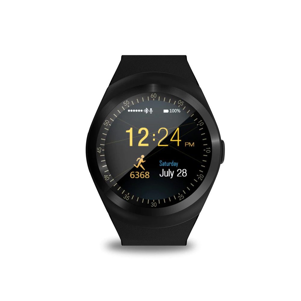 Smartwatch Genérico Y1 color Negro