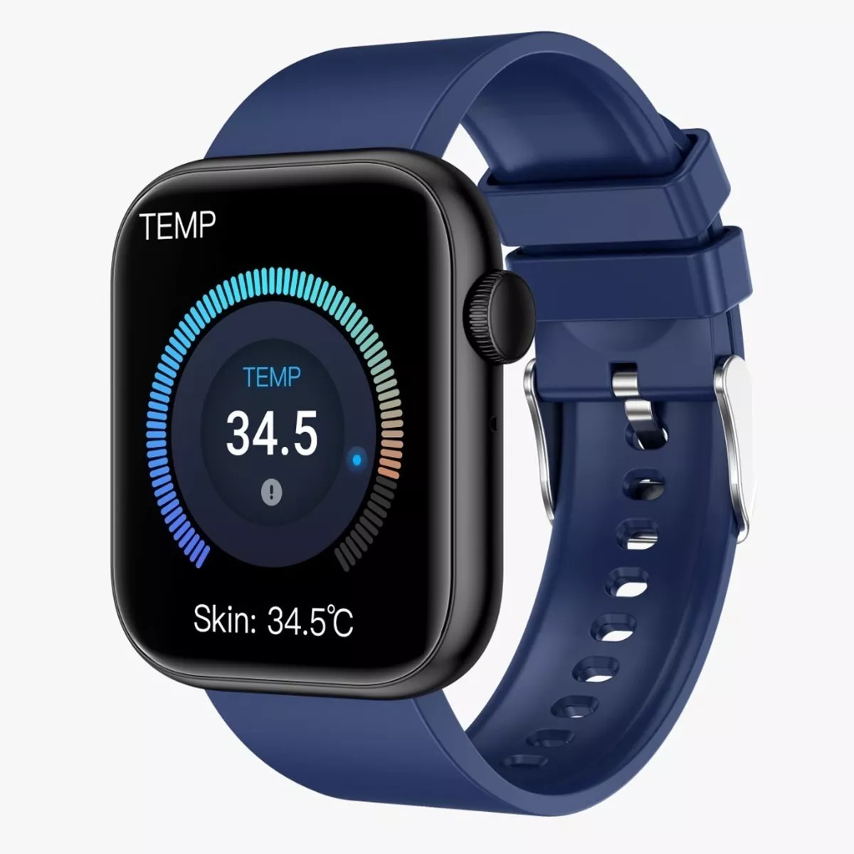 Foto 5 pulgar | Smart Watch Fralugio QX7 color Azul Full Touch HD IPS