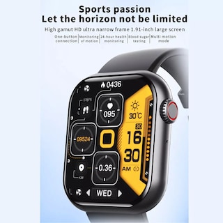 Foto 4 | Smartwatch Fralugio F57 Full Touch Mide Glucosa Hr Bp color Rosa