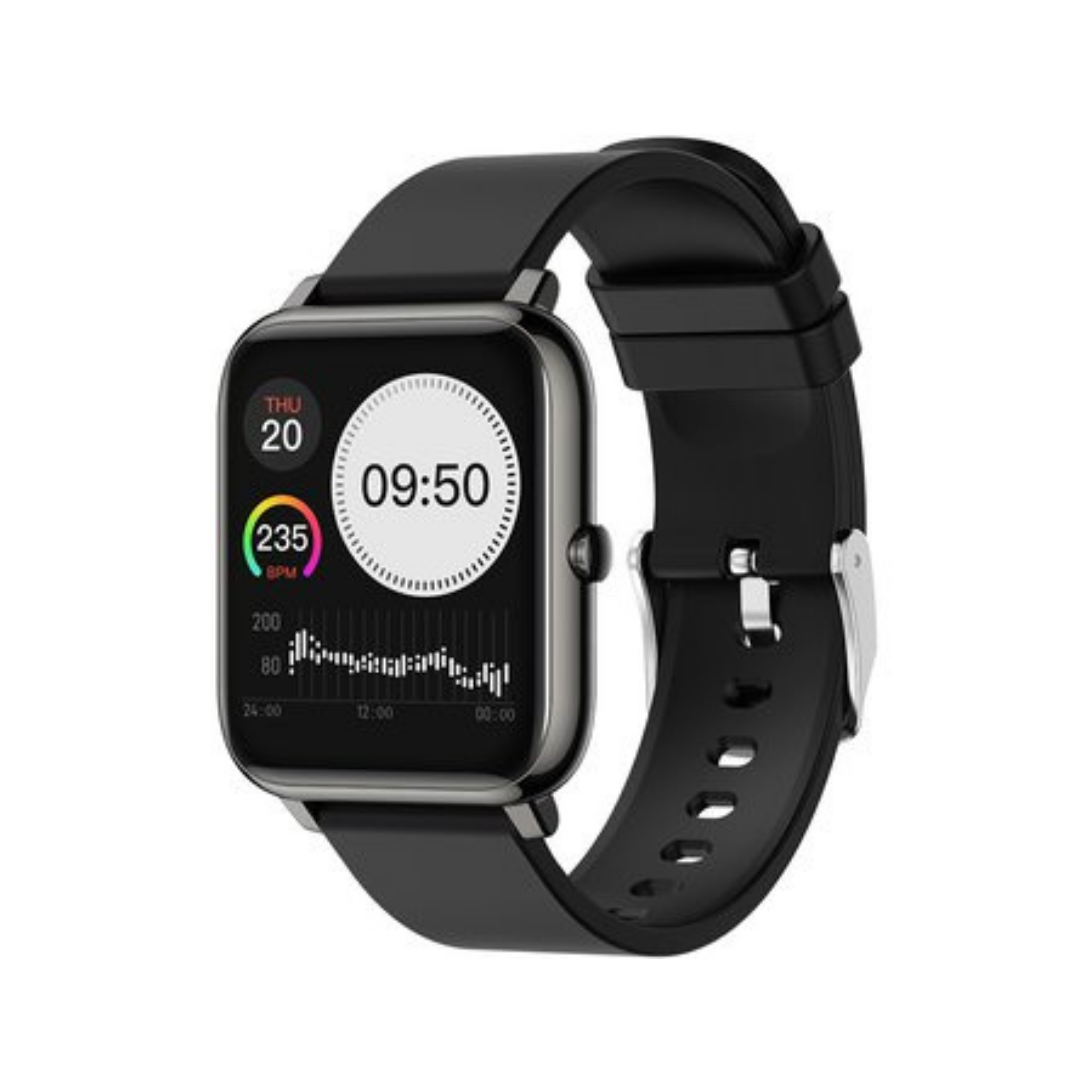 Smartwatch Genérico P22 con Bluetooth color Negro