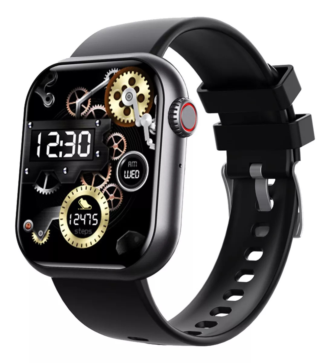 Foto 3 pulgar | Smartwatch Fralugio  F57 Full Touch Mide Glucosa Hr Bp color Negro