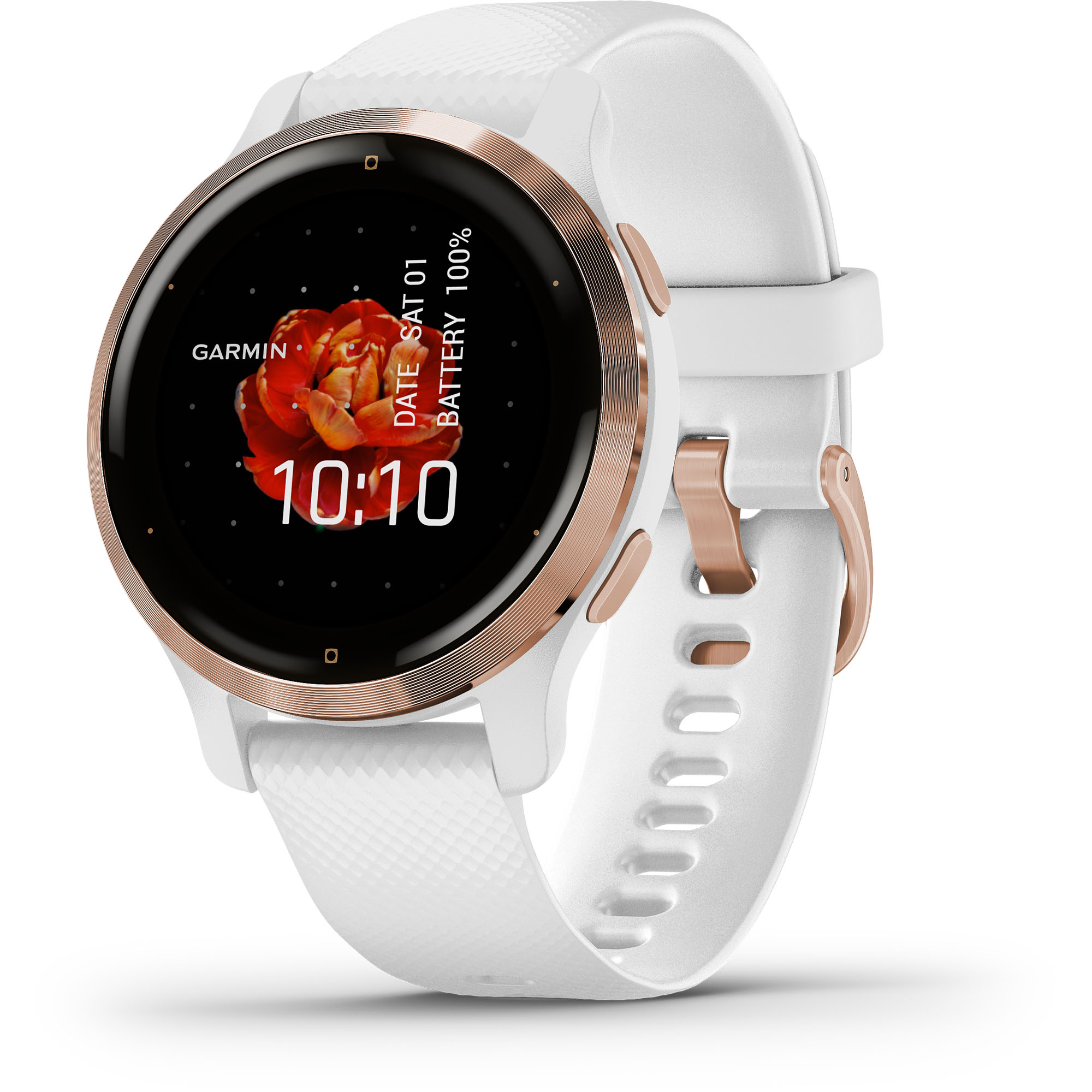 Smartwach Garmin 010-02429-03 color Rosa Venu 2S Rose Gold + White