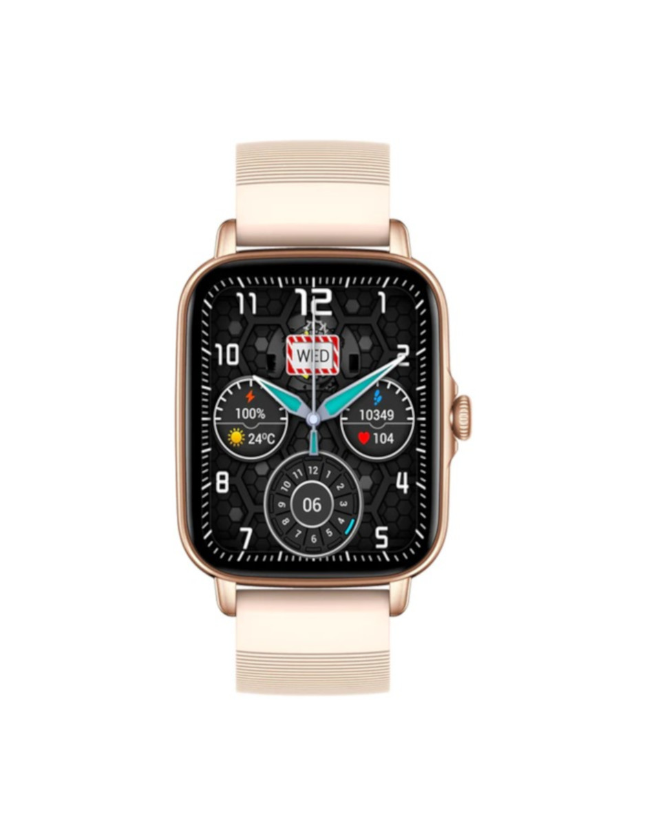 Reloj Inteligente Petukita Box P-30 color Rosa Unisex con Pantalla de 1.9 '' y Notificaciones