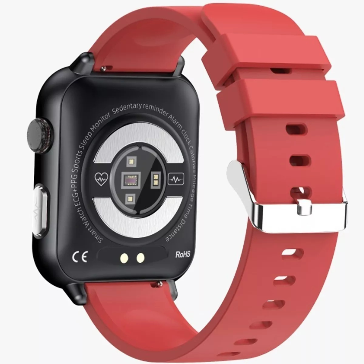 Foto 3 pulgar | Smartwatch Fralugio E200 color Rojo Full HD