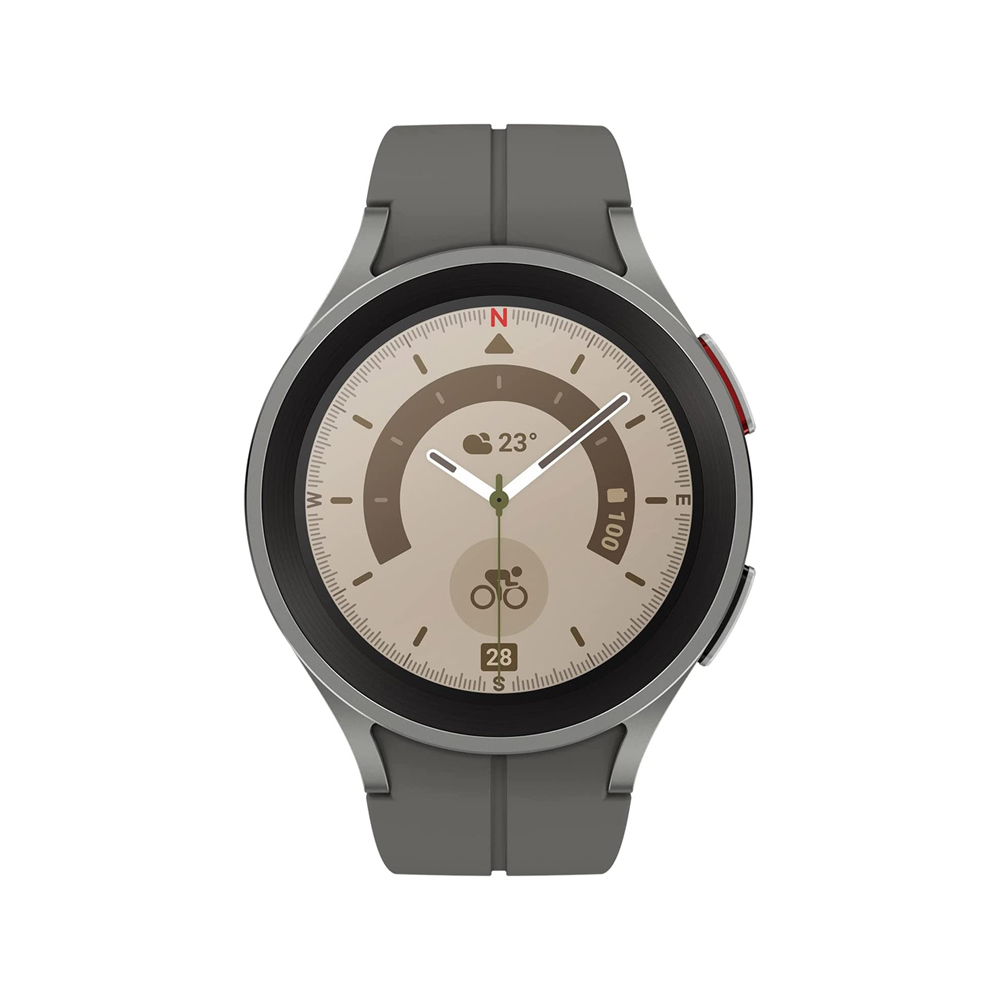 Foto 2 pulgar | Smartwatch Samsung Galaxy Watch 5 Pro SM-R920NZTAMXO color Gris 45 MM Gray Titanium