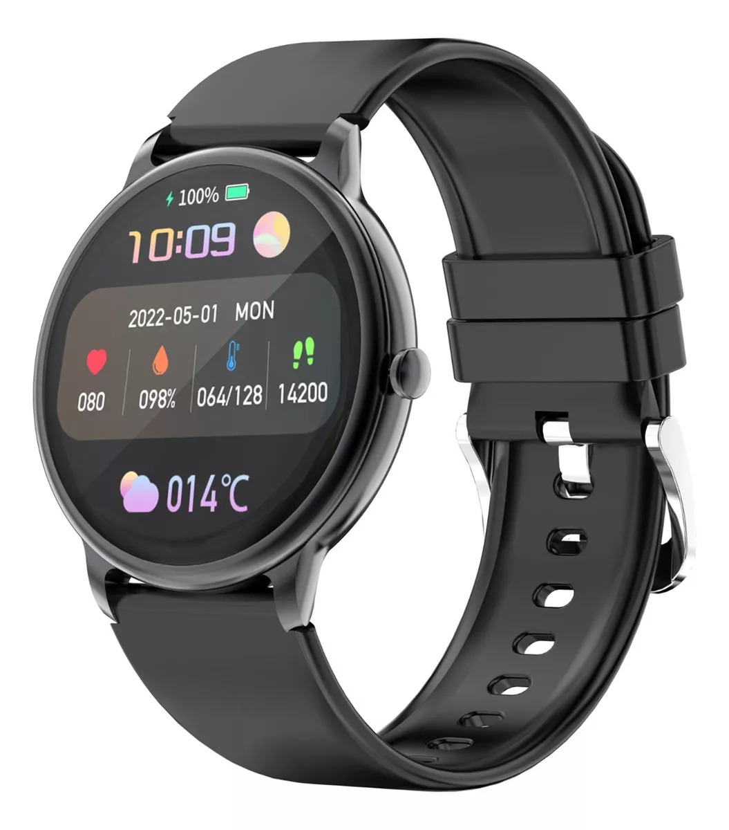 Foto 6 pulgar | Smartwatch Fralugio G98  color Negro Full Touch HR HD Mide Glucosa