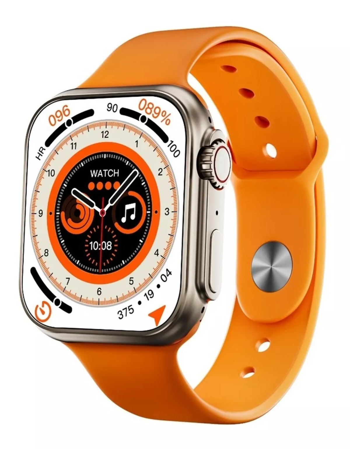 Foto 2 pulgar | Smartwatch Fralugio WS8 Ultra Nfc Full HD color Naranja