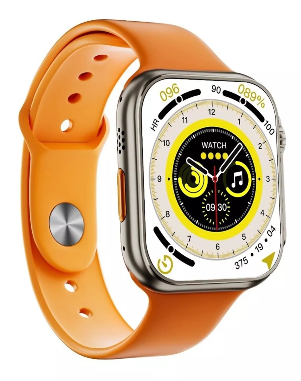 Foto 3 pulgar | Smartwatch Fralugio WS8 Ultra Nfc Full HD color Naranja