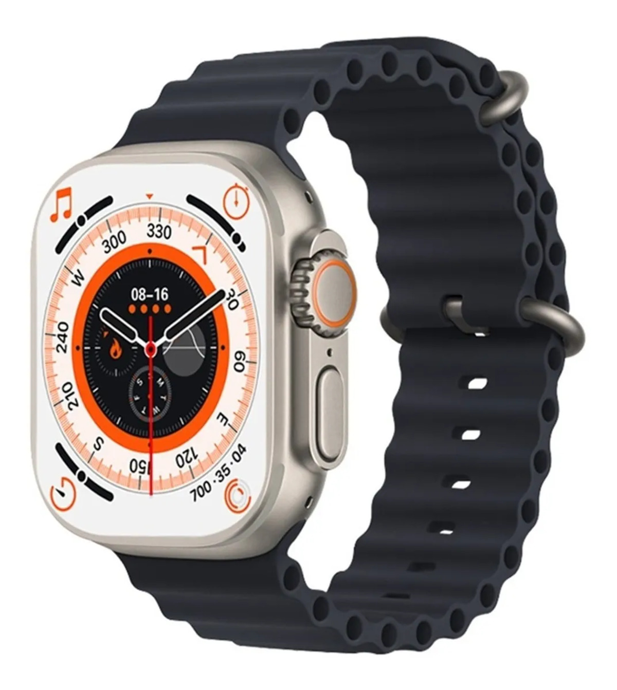 Foto 2 pulgar | Smartwatch Fralugio T800 Ultra Nfc Ips HD color Negro