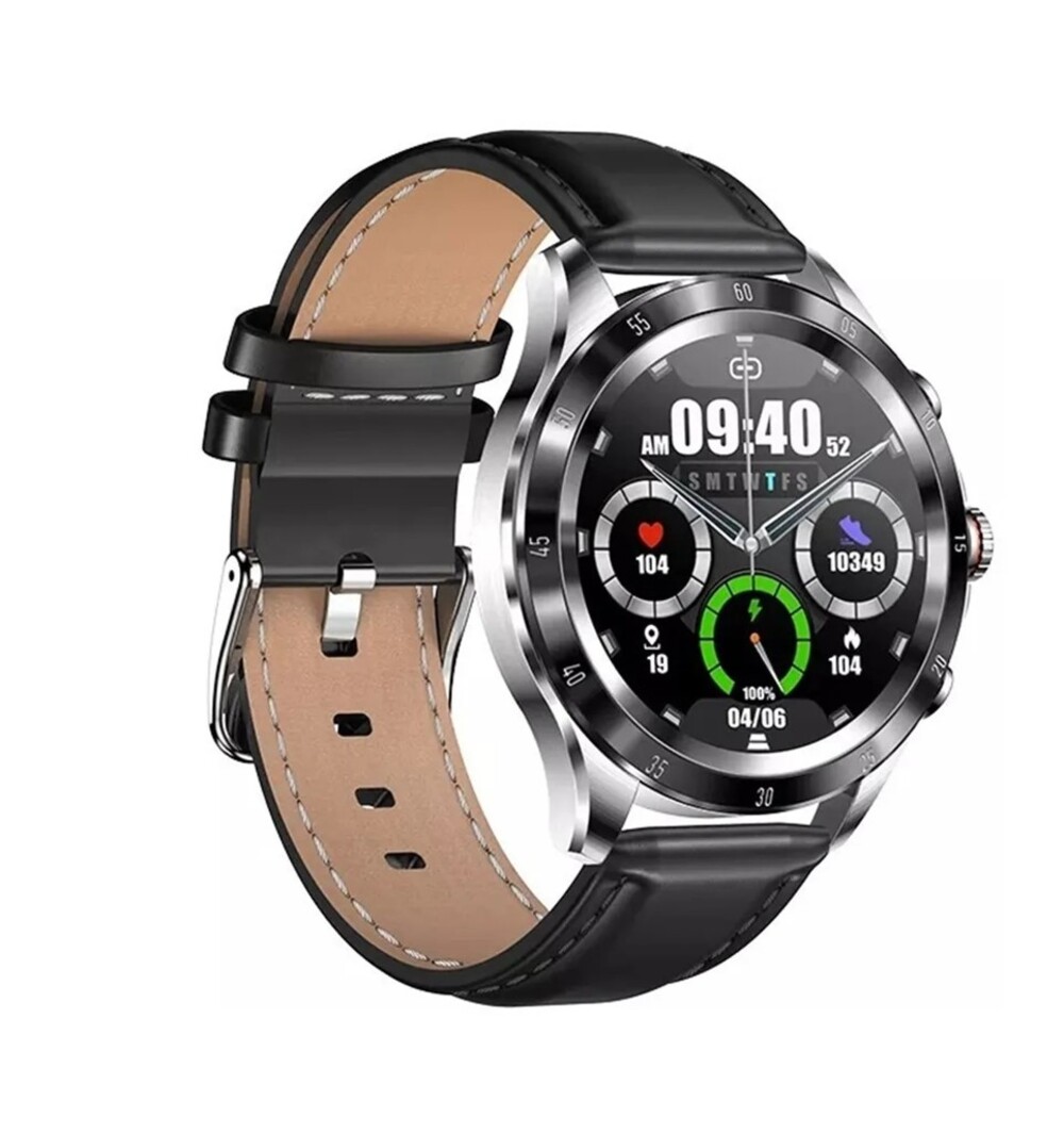 Foto 5 pulgar | Smartwatch  Fralugio Qm022 de Lujo Full Hd color Negro