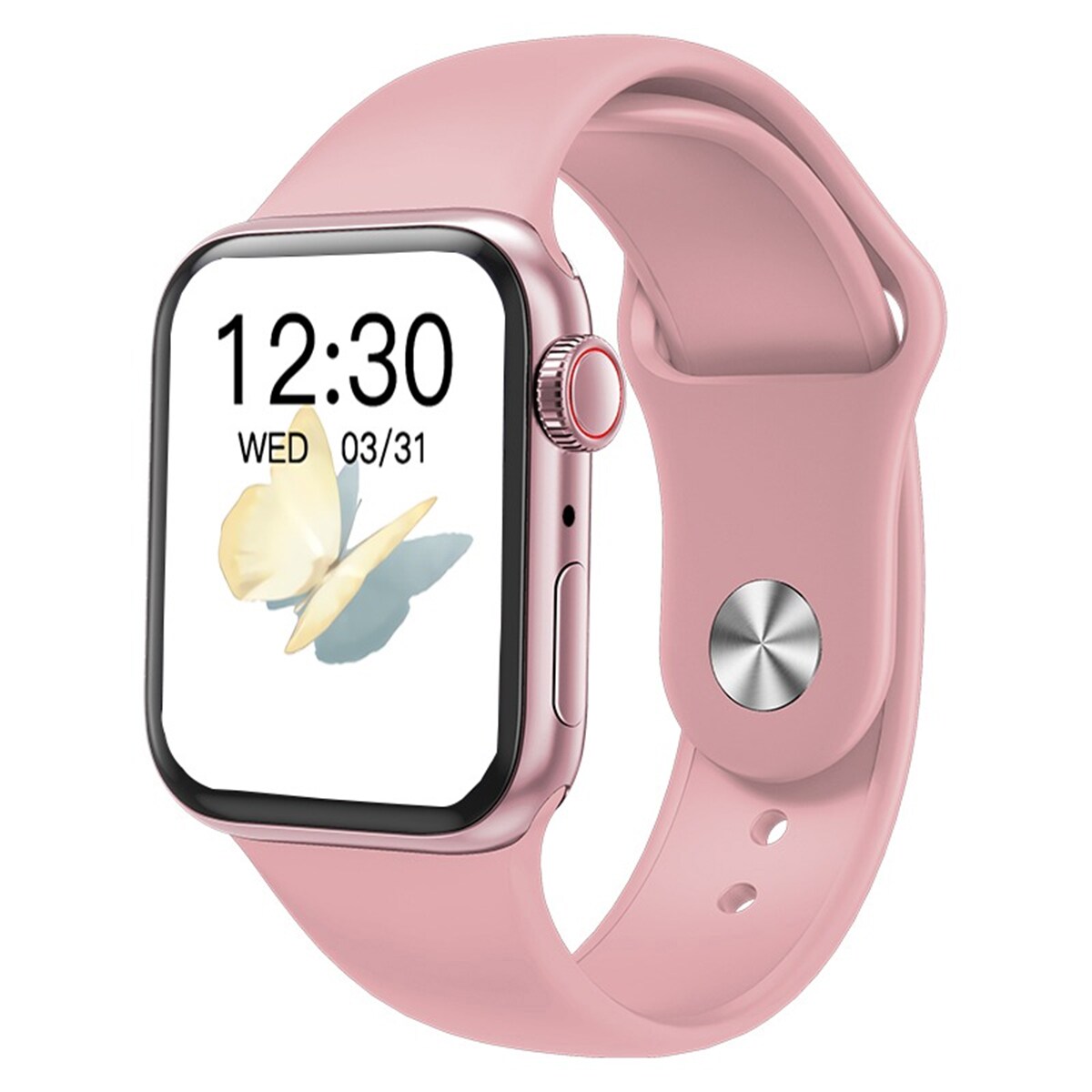 Foto 2 pulgar | Smartwatch  Fralugio X27 Full Touch Serie 6 color Rosa