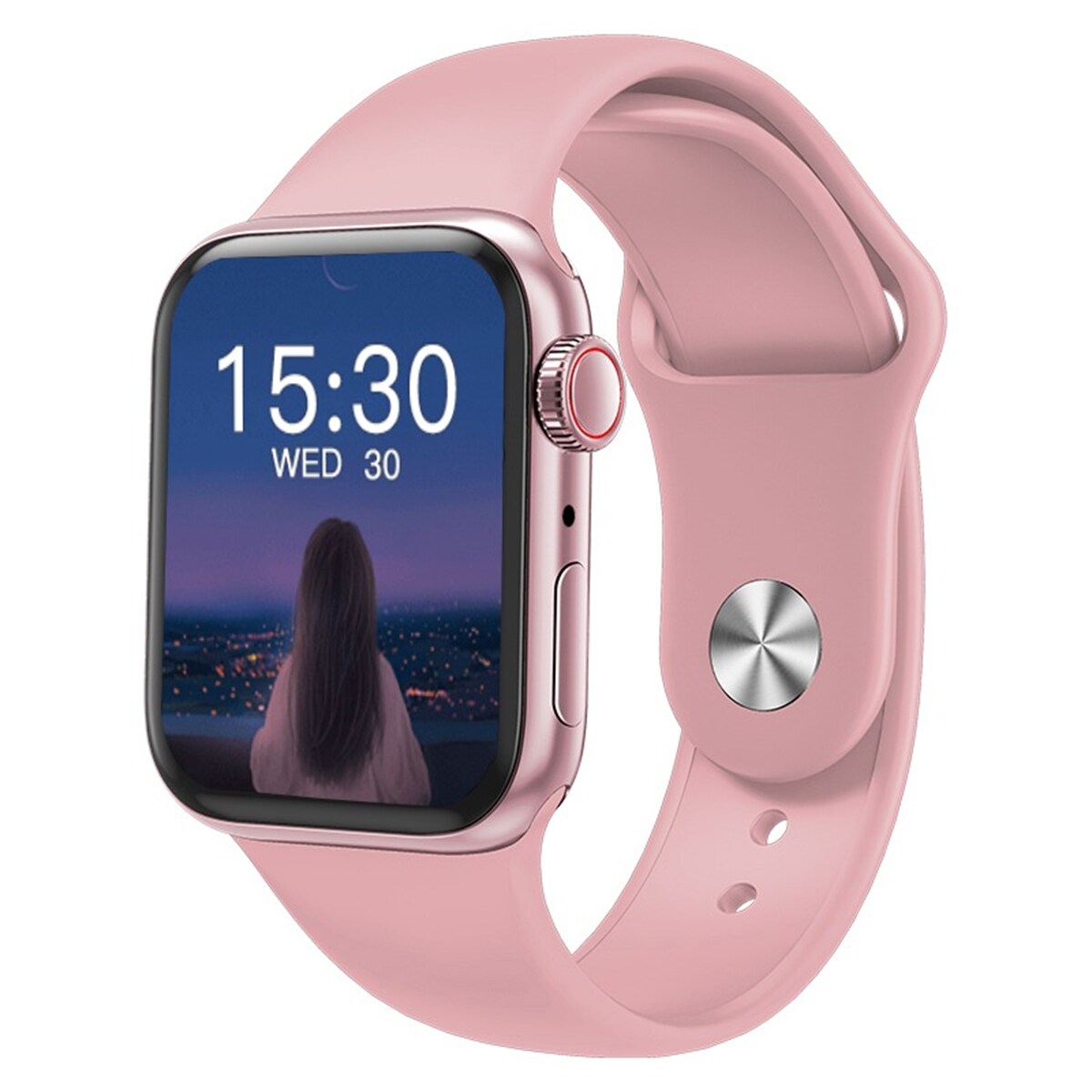 Foto 4 pulgar | Smartwatch  Fralugio X27 Full Touch Serie 6 color Rosa