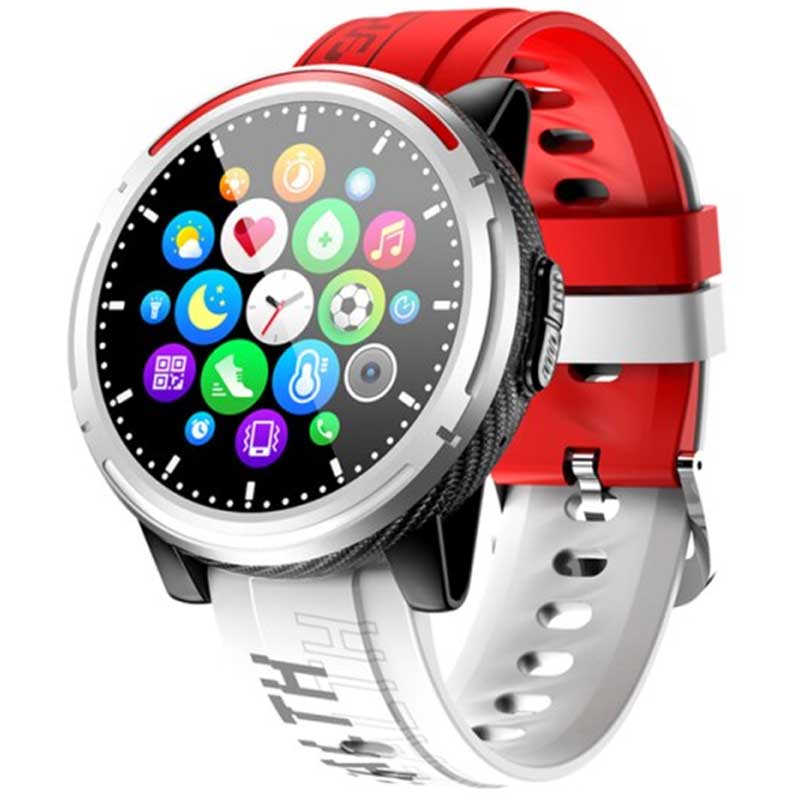 Foto 2 pulgar | Smartwatch Fralugio  S26 2021 Full Touch Deportivo Hd Rojo