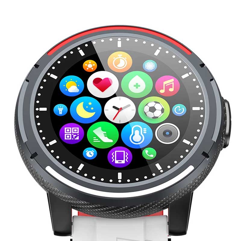 Foto 4 pulgar | Smartwatch Fralugio  S26 2021 Full Touch Deportivo Hd Rojo