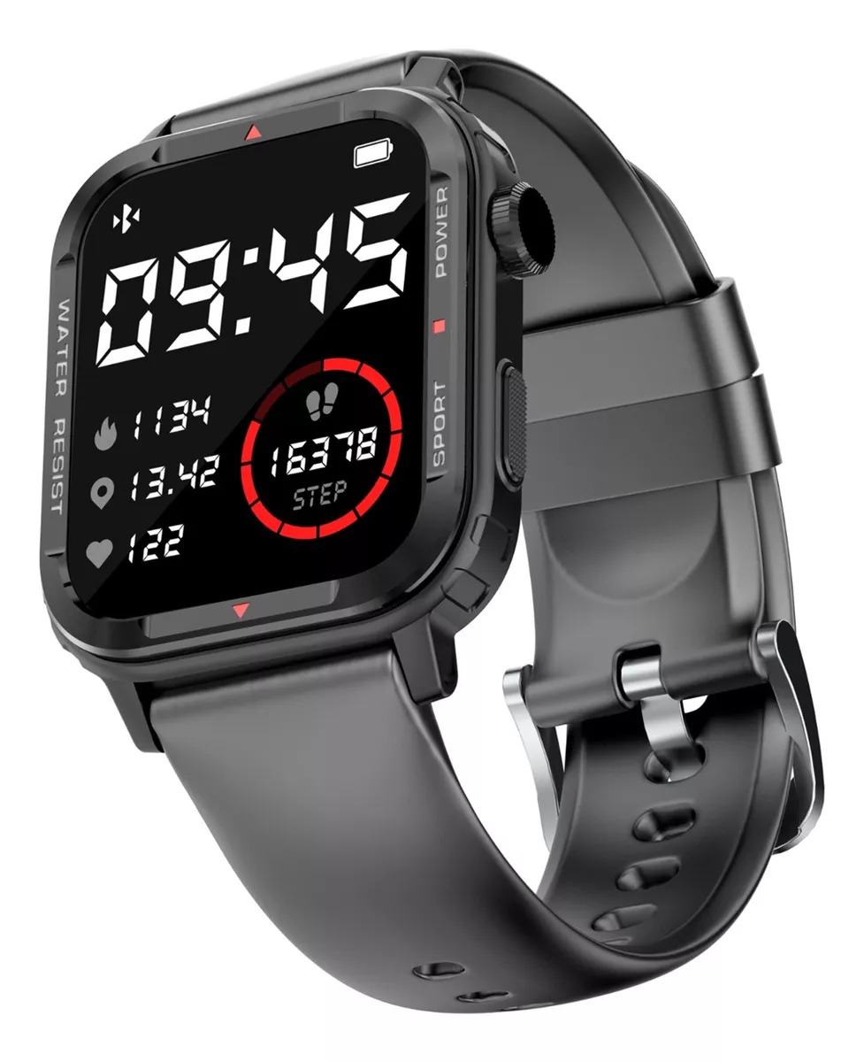 Smartwatch Fralugio G96 color Negro Rough 1.85'' Touch