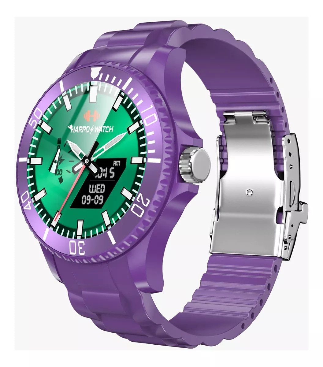 Foto 5 pulgar | Smartwatch Fralugio  Tk17 Sport Bp Hr Spo2 Touch color Morado