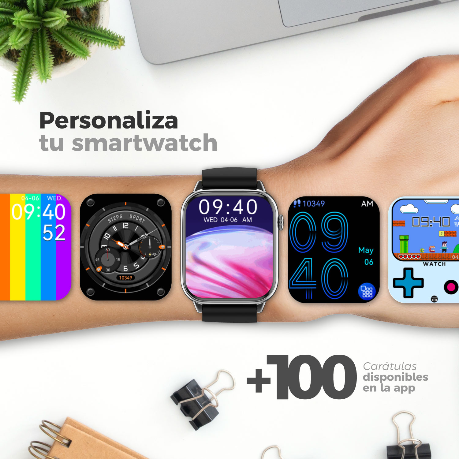 Foto 4 pulgar | Smartwatch Binden Era Day Lite color Negro