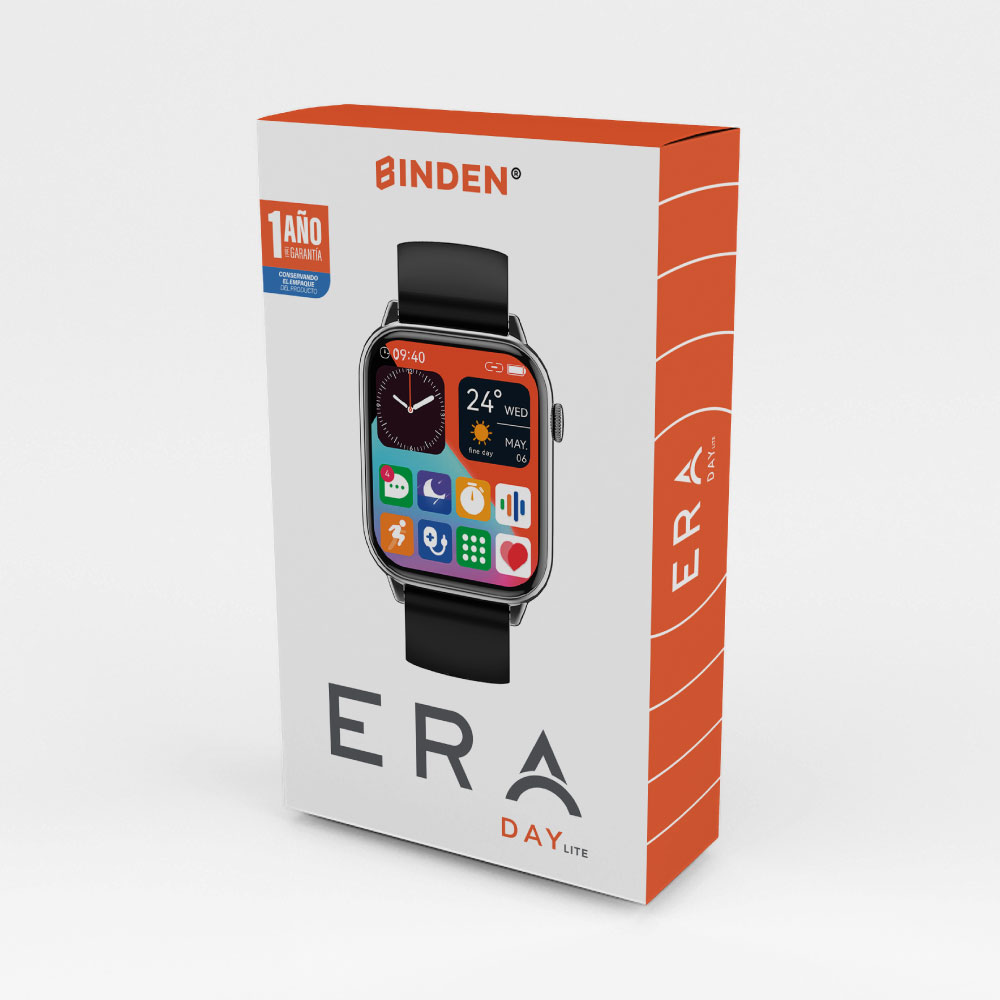 Foto 7 pulgar | Smartwatch Binden Era Day Lite color Negro