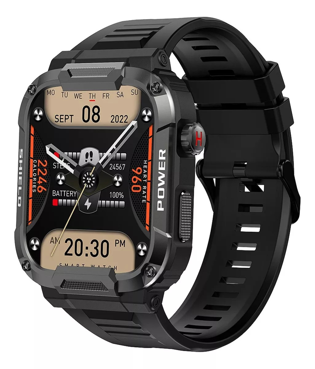 Foto 4 | Smartwatch Fralugio Mk66 color Negro Rough Bp Hr Spo2