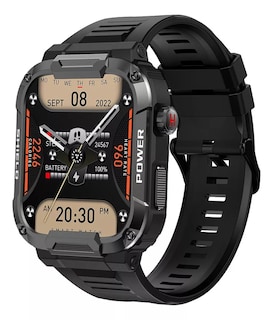 Foto 4 | Smartwatch Fralugio Mk66 color Negro Rough Bp Hr Spo2