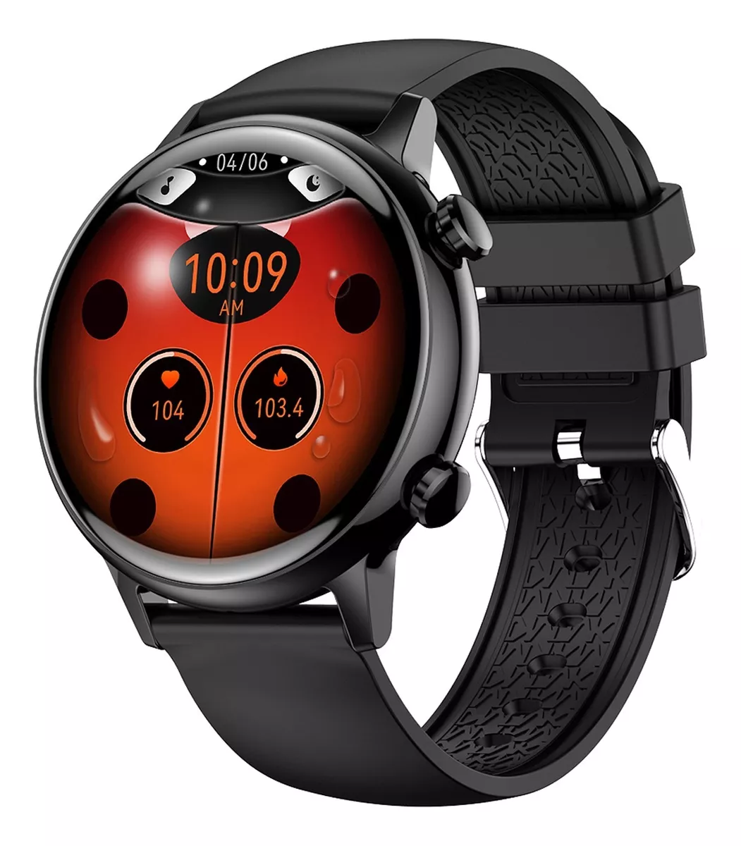 Foto 4 pulgar | Smartwatch Fralugio Hk39 color Negro 1.1´ Amoled Hr Bp