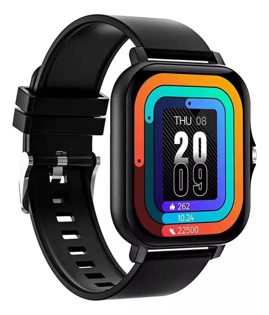 Smartwatch Fralugio  H13 Llamadas Música Bt 1.75´ Ips color Negro