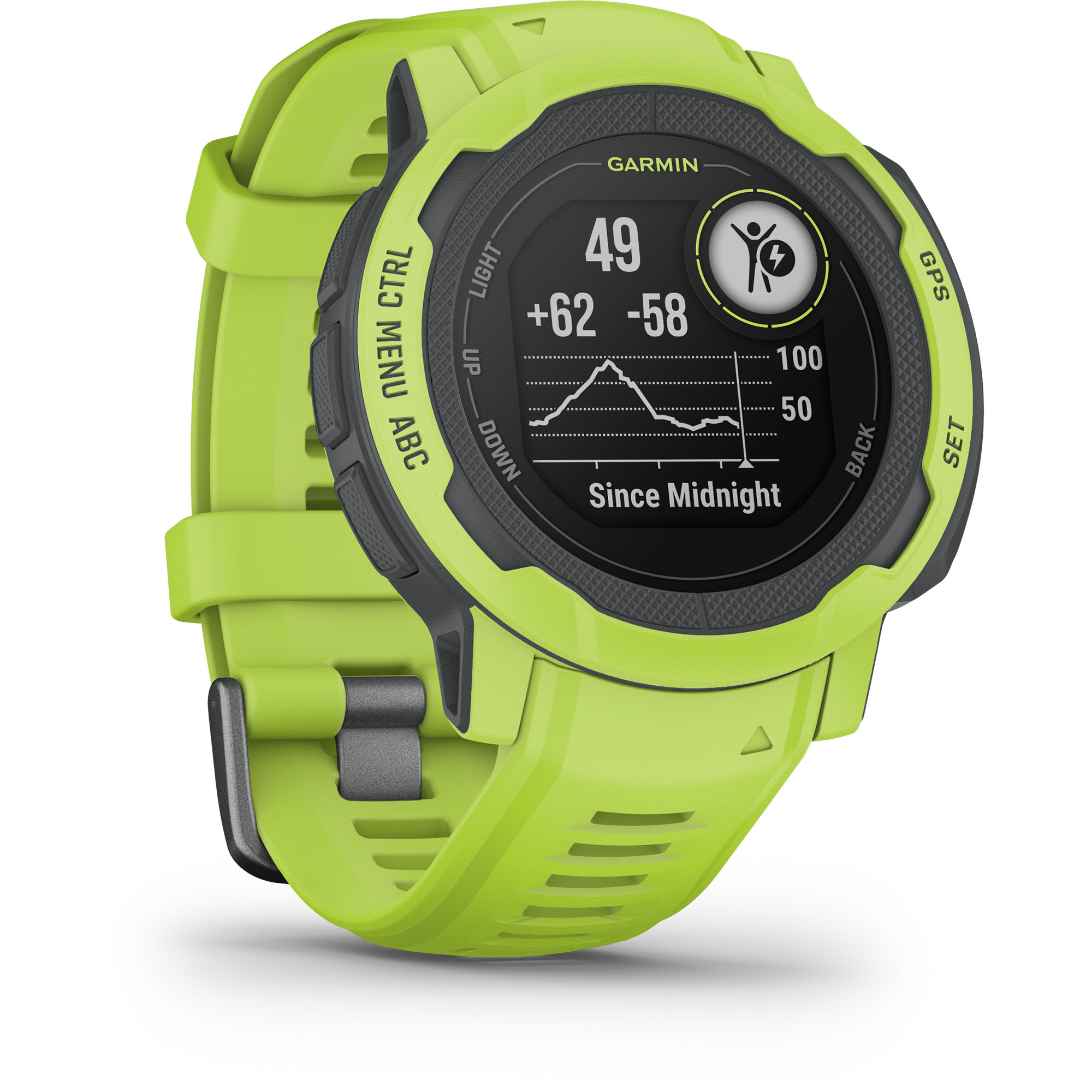 Foto 4 pulgar | Smartwach Garmin Instinct 2 Electric Lime color Amarillo