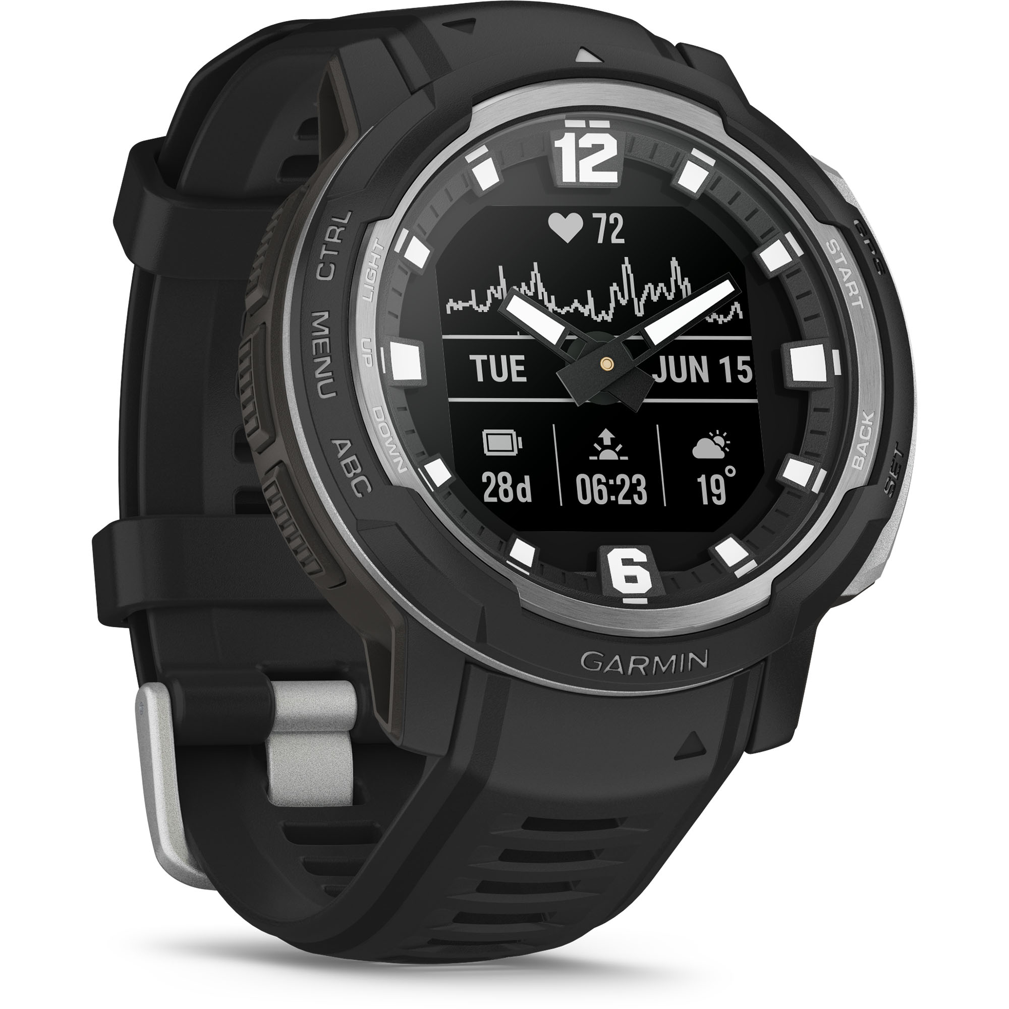 Foto 4 pulgar | Smartwatch Garmin Instinct Crossover color Negro