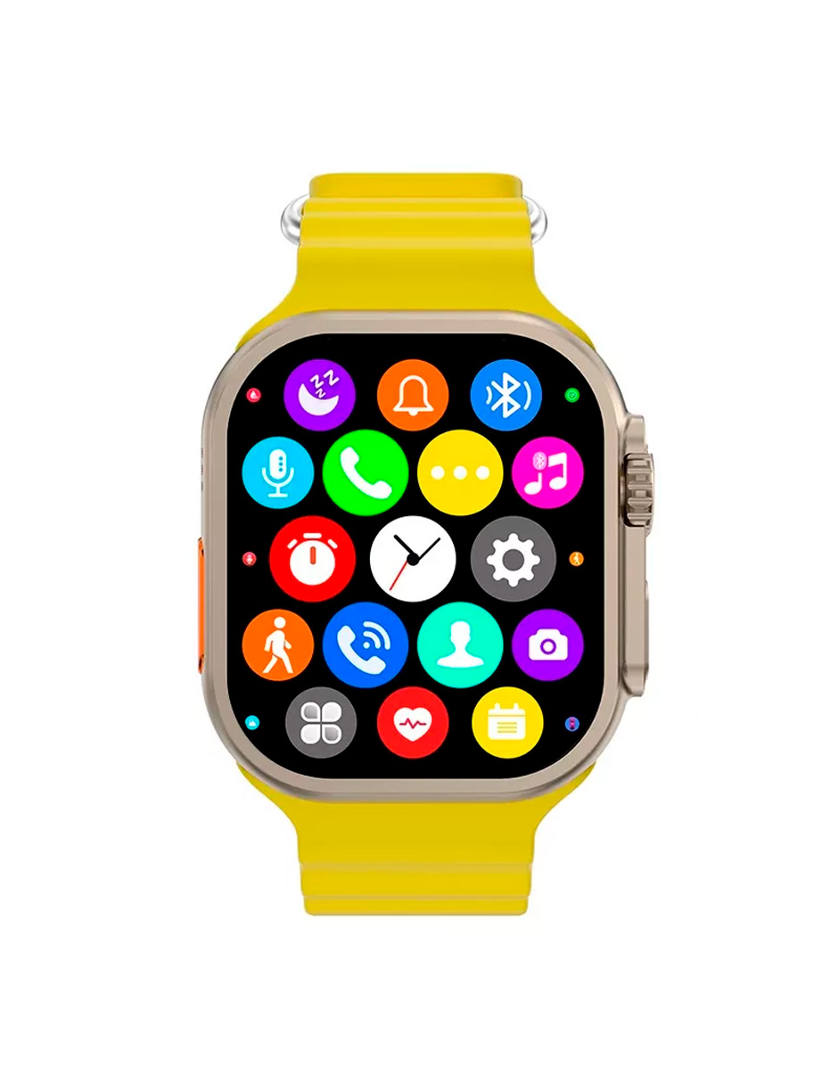 Foto 2 pulgar | Reloj Inteligente Petukita Box S8 color Amarillo para Android e iOs