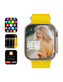 Foto 2 | Reloj Inteligente Petukita Box S8 color Amarillo para Android e iOs
