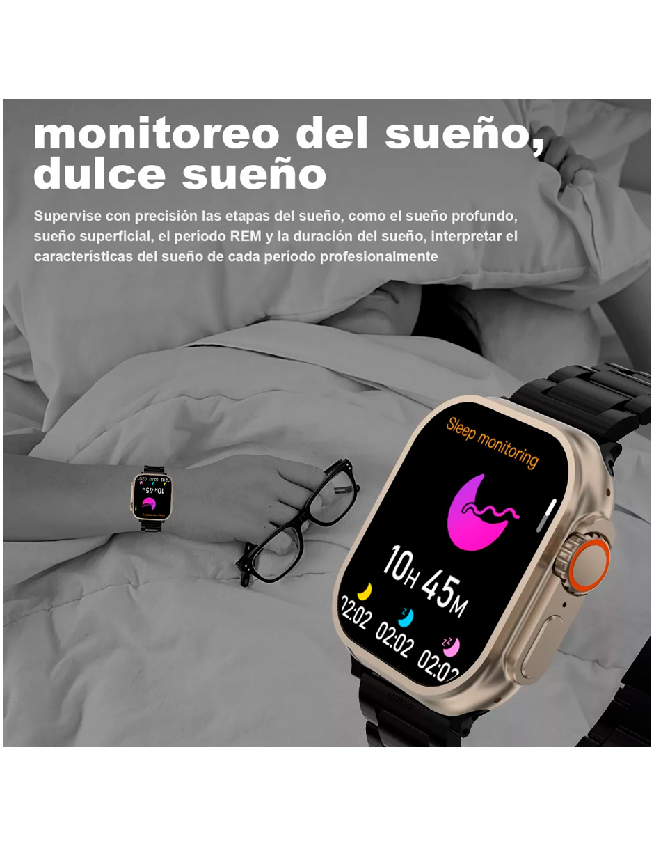 Foto 5 | Reloj Inteligente Petukita Box S8 color Amarillo para Android e iOs