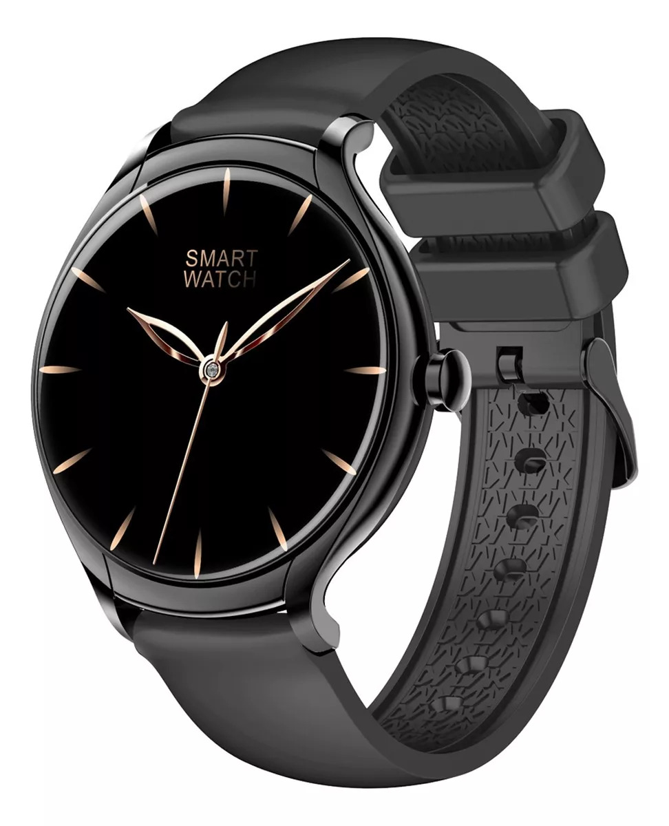 Foto 2 pulgar | Reloj Inteligente Smartwatch Fralugio Unisex Kt67 Bp Spo2 HD color Negro