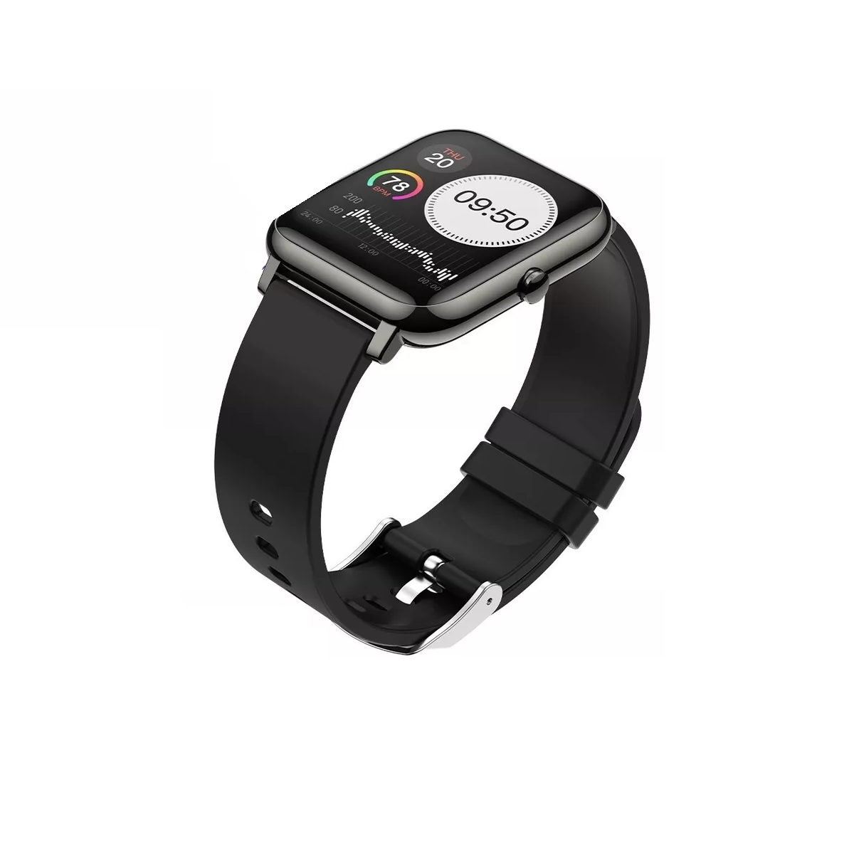 Reloj Inteligente Deportivo Impermeable con Bluetooth Eo Safe Imports Esi-7458 color Negro