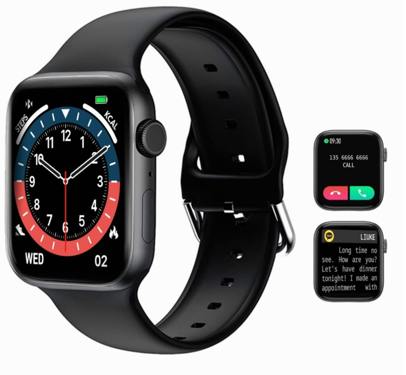 Foto 2 pulgar | Smartwatch T500 Funbu color Negro Bluetooth