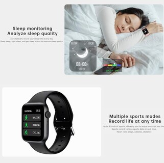 Foto 3 | Smartwatch T500 Funbu color Negro Bluetooth