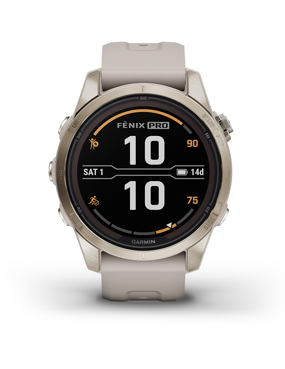 Foto 4 pulgar | Smartwatch Garmin Fenix 7s Pro Solar color Dorado