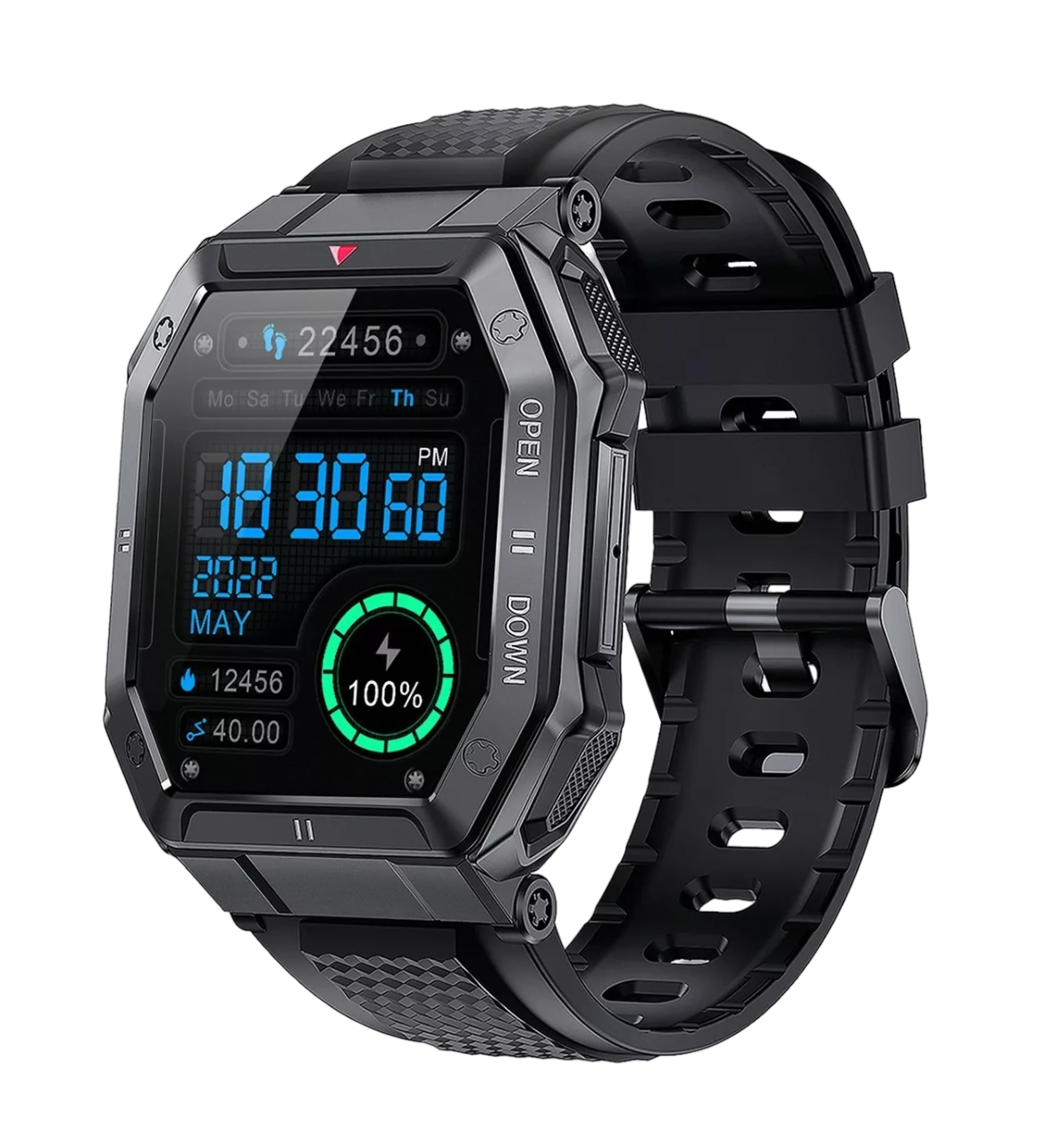 Smartwatch Deportivo Belug color Negro para Hombre