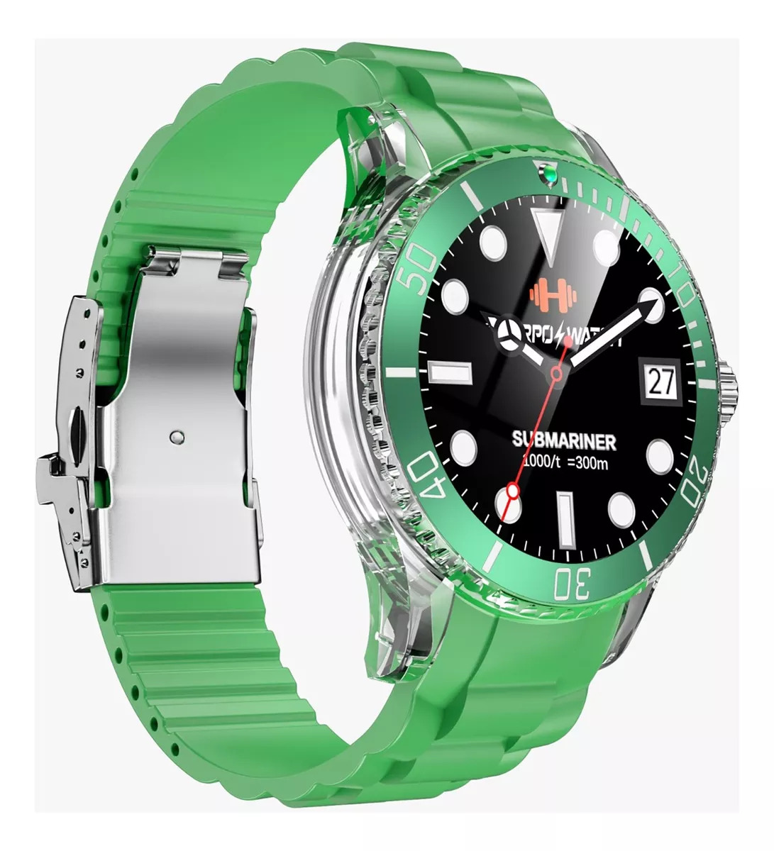 Foto 6 pulgar | Smartwatch Fralugio Tk17 color Verde