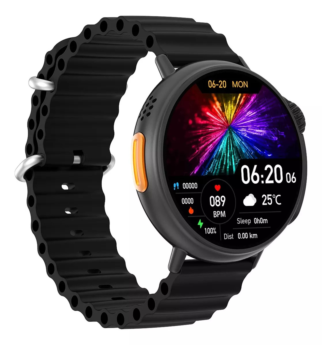 Foto 4 pulgar | Smartwatch Fralugio Mt30 color Negro