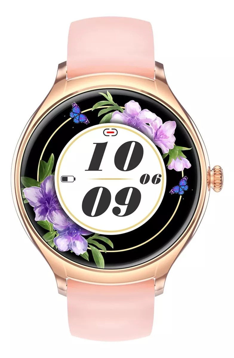 Foto 5 pulgar | Smartwatch Fralugio Kt67 color Rosa para Mujer