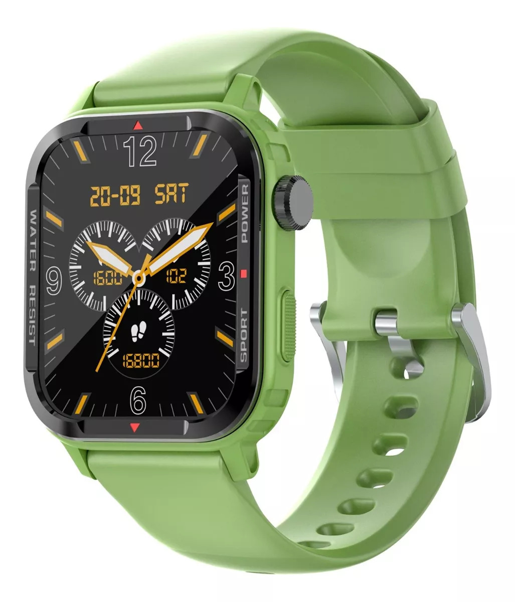 Foto 2 pulgar | Smartwatch Fralugio G96 color Verde