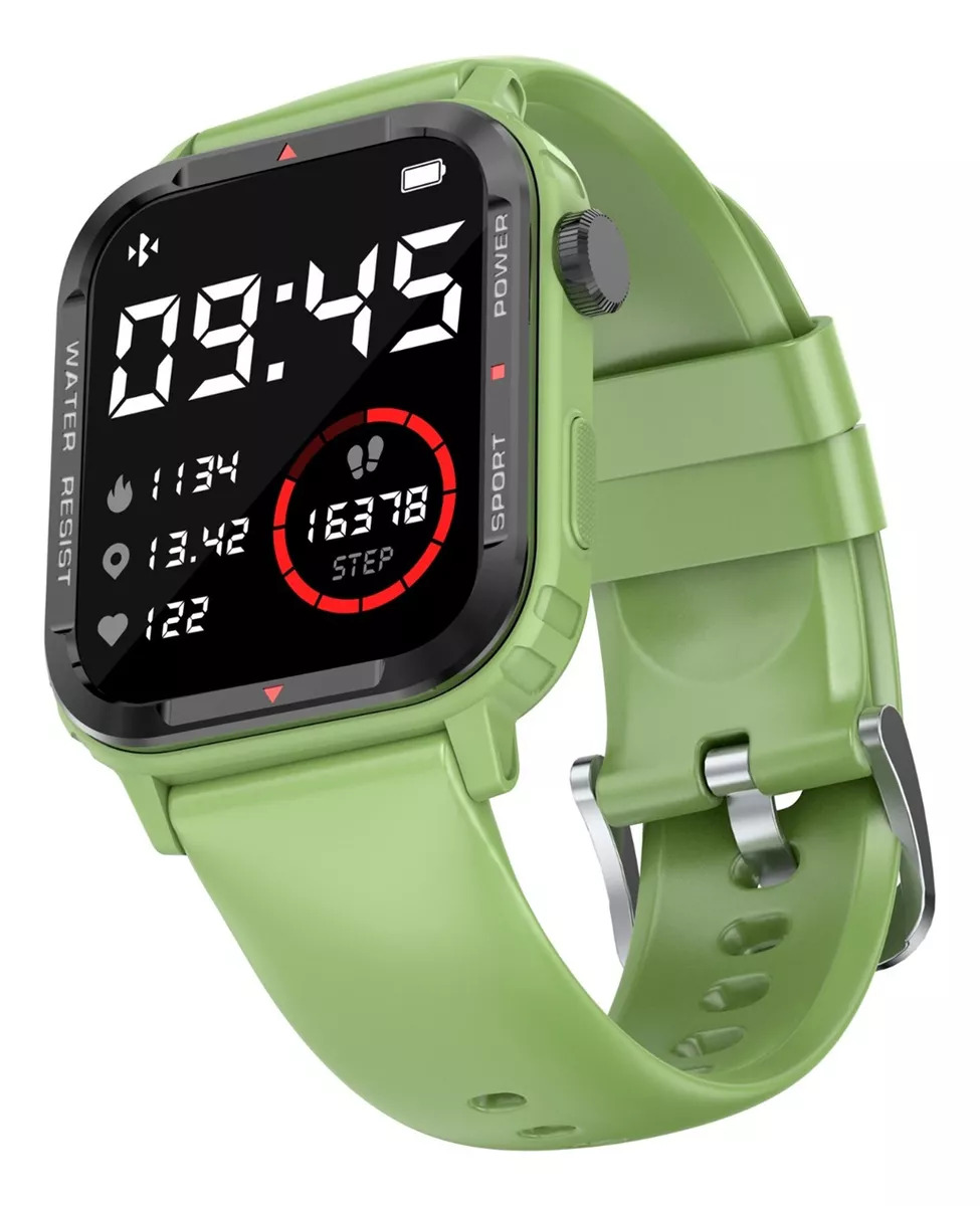 Foto 5 pulgar | Smartwatch Fralugio G96 color Verde