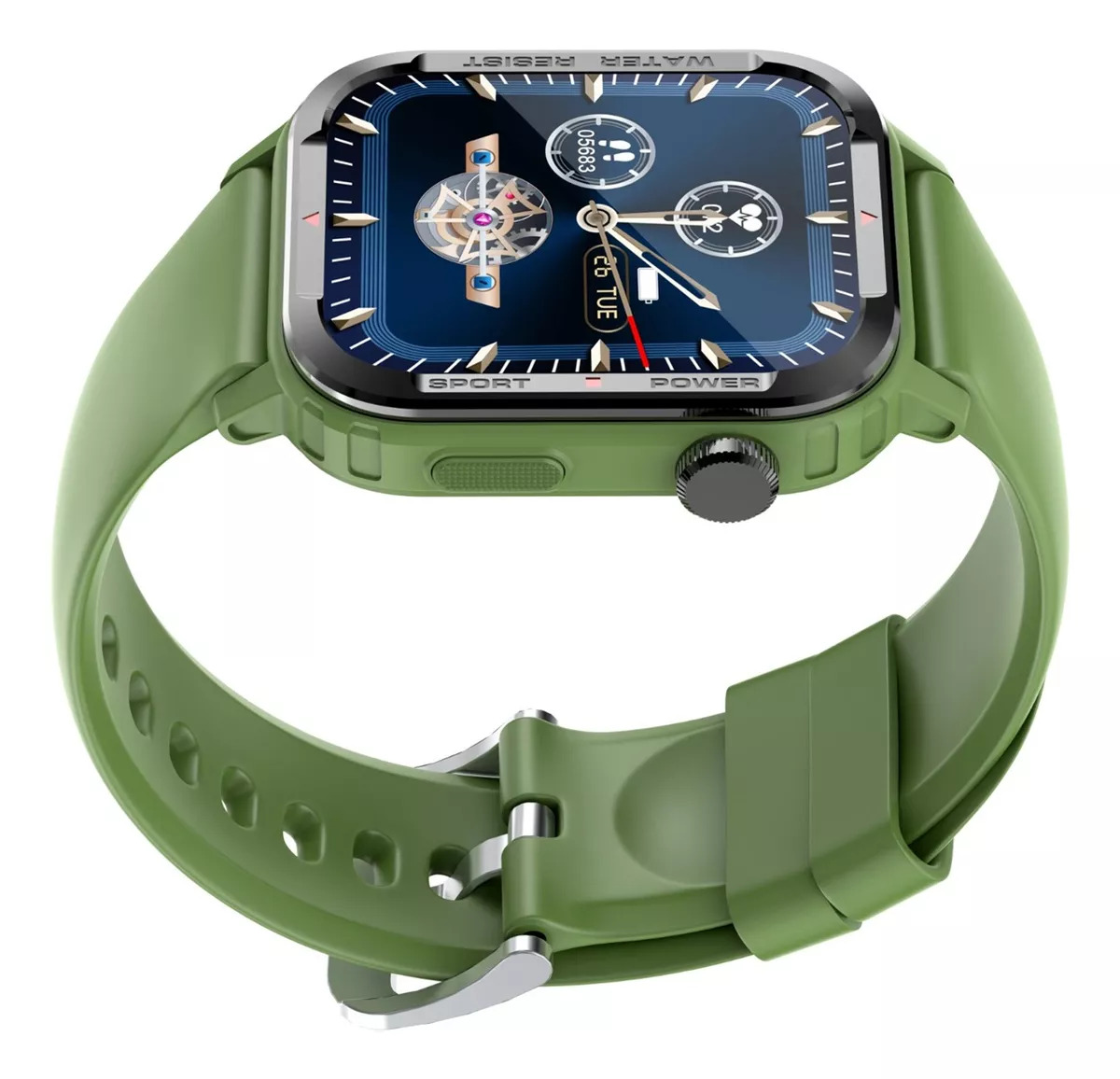 Foto 7 pulgar | Smartwatch Fralugio G96 color Verde