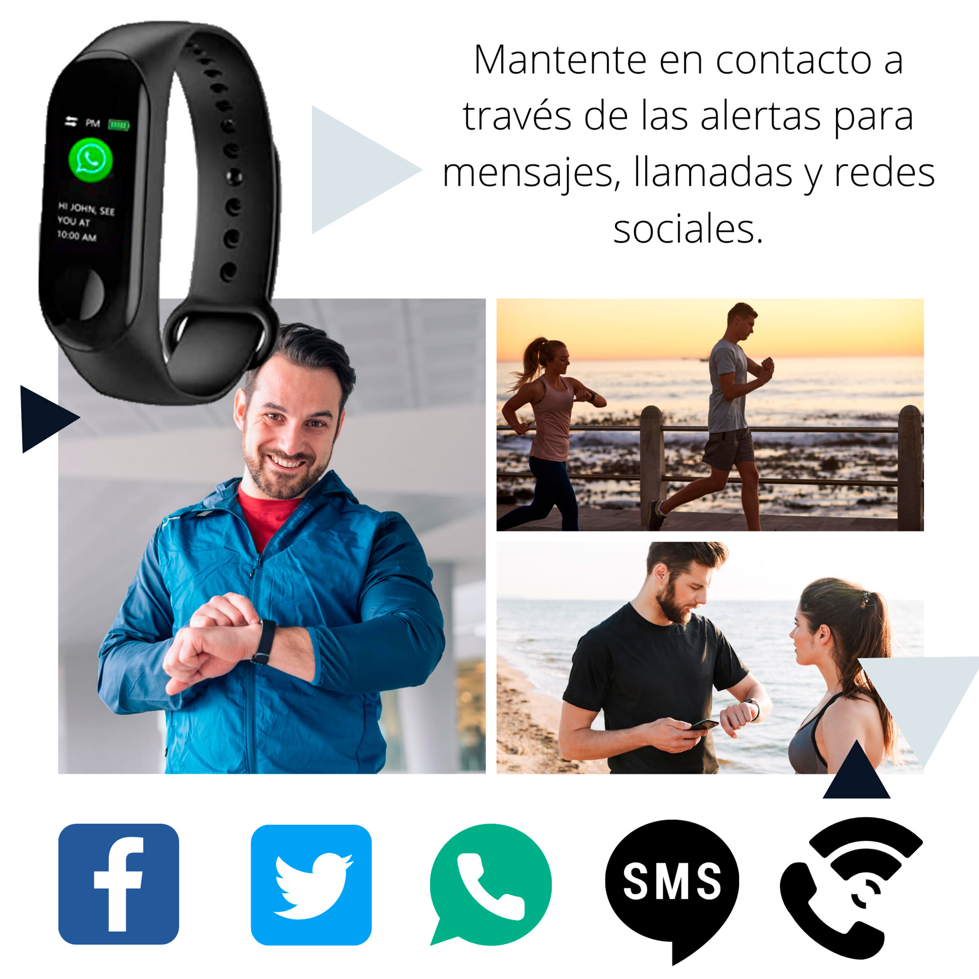 Foto 5 pulgar | Smartwatch Vak Vdmr color Negro