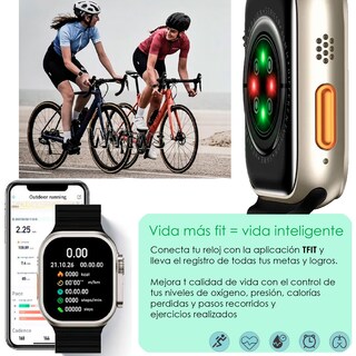 Foto 2 | Smartwatch Vak Vdb6o color Naranja