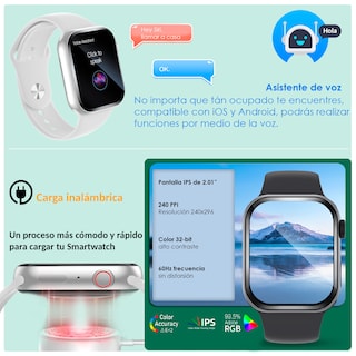 Foto 4 | Reloj Smartwatch Vak F9 Ip67 Metal Health Pasos Calorias