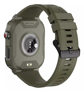 Foto 3 | Smartwatch Fralugio Mk66 Rough Bp Hr Spo2 Verde