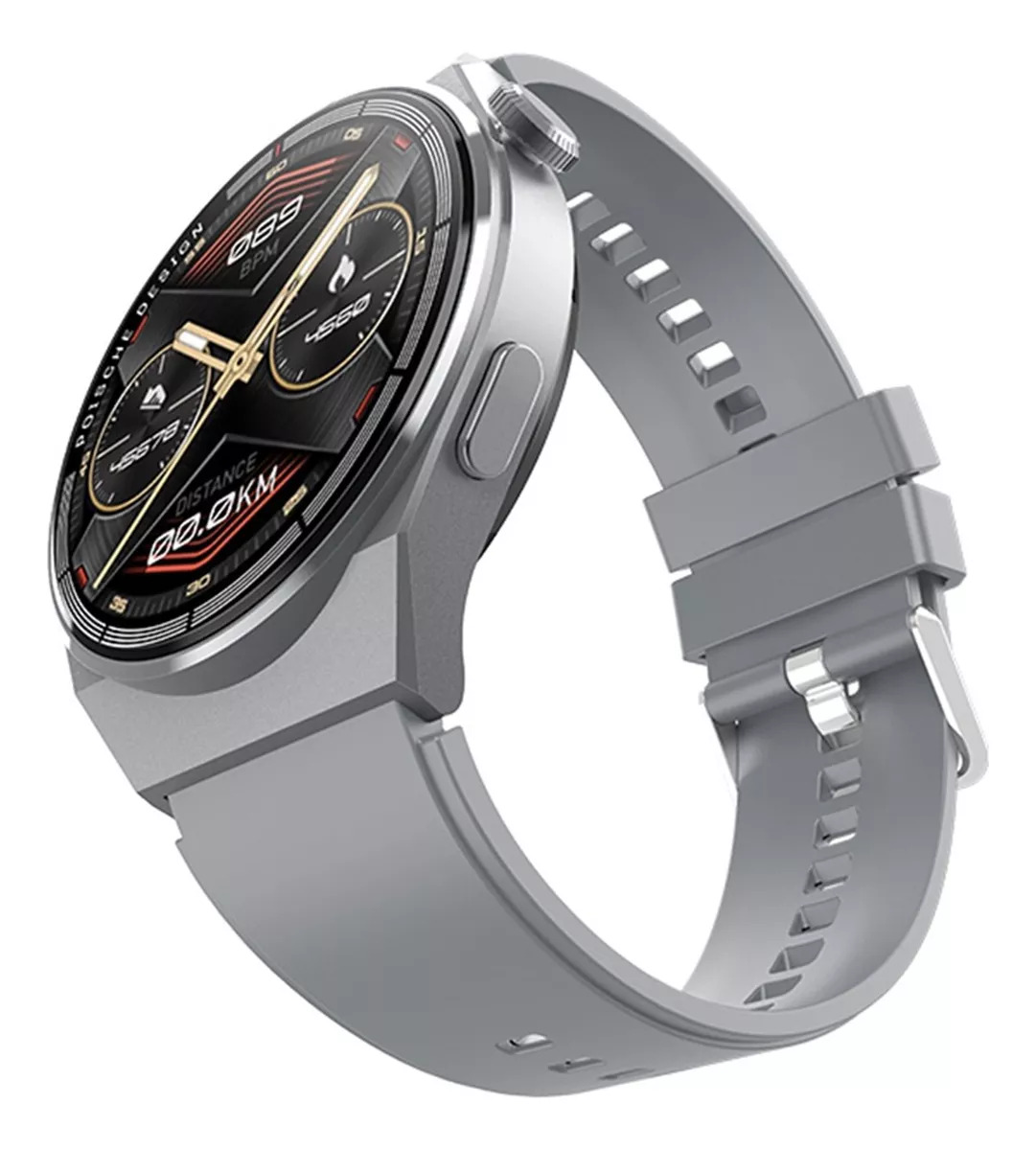 Foto 2 | Reloj Inteligente Fralugio Hw23 Max Nfc 1.52´color Gris