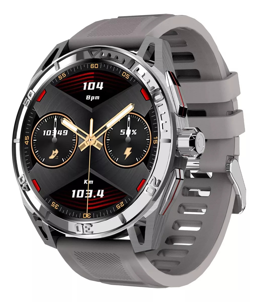 Foto 2 pulgar | Smartwatch Fralugio Sport Hd30 Full Touch Nfc 1.43´Amoled Ips color Gris