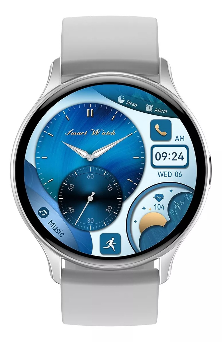 Foto 3 pulgar | Smartwatch Fralugio Hk89 Amoled Full Touch 1.43´Nfc color Gris